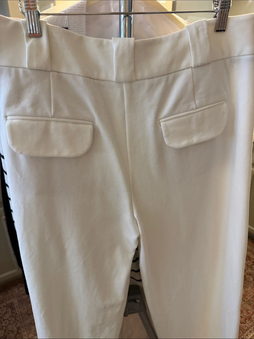 Classic Fit White Wide Leg Pants by Classic Fit
